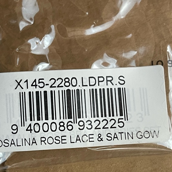 Frederick's of Hollywood Rosalina Rose Lace and Satin Gown in‎ Cheetah Print S - Picture 15 of 15